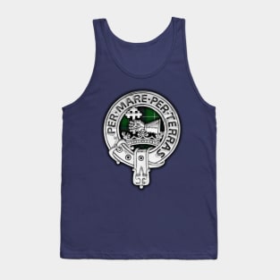 Clan MacDonald of the Isles Crest & Tartan Tank Top